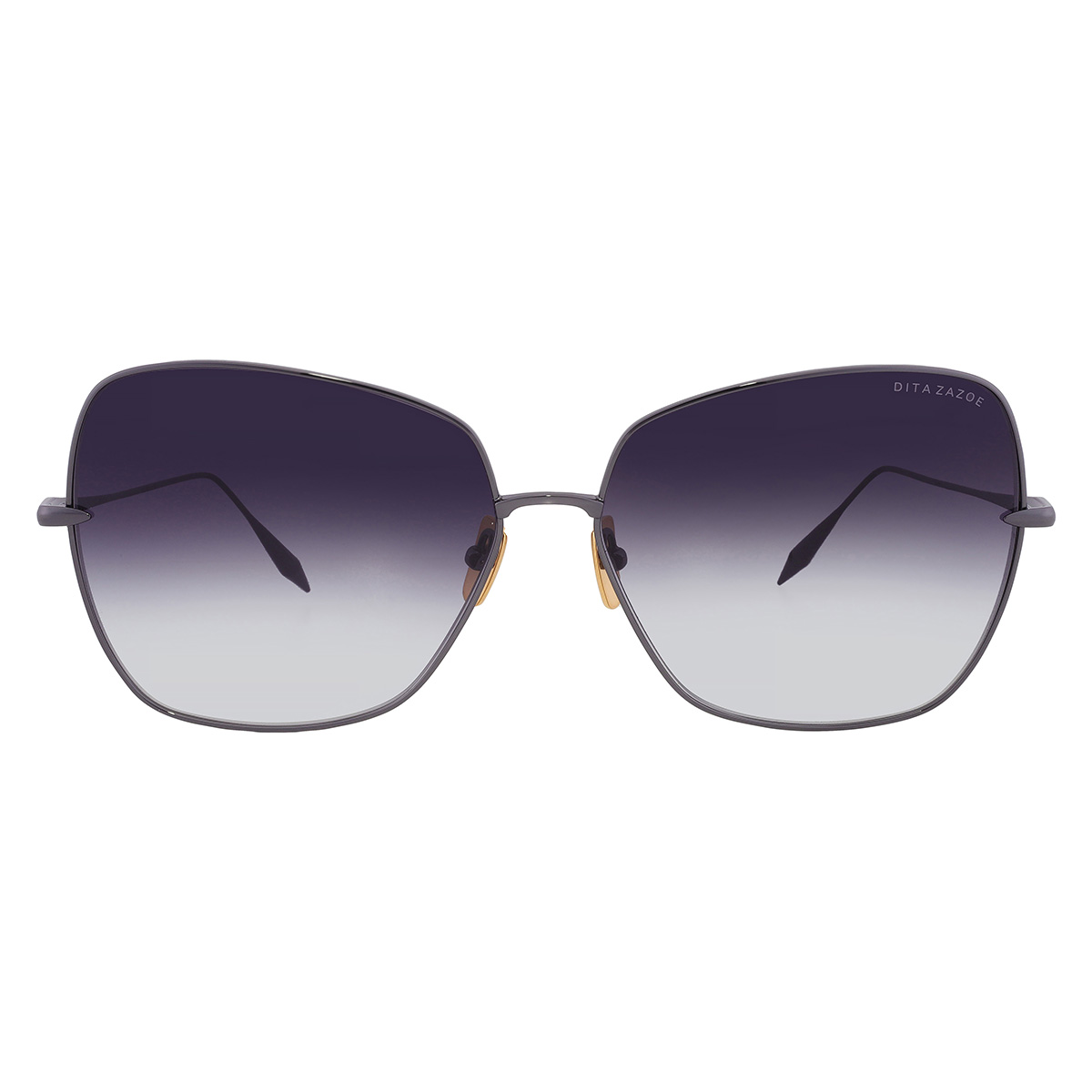 dita zazoe dark grey to clear gradient butterfly ladies sunglasses dts145 a 03 dita zazoe dark grey to clear gradient butterfly ladies sunglasses dts145 a 03