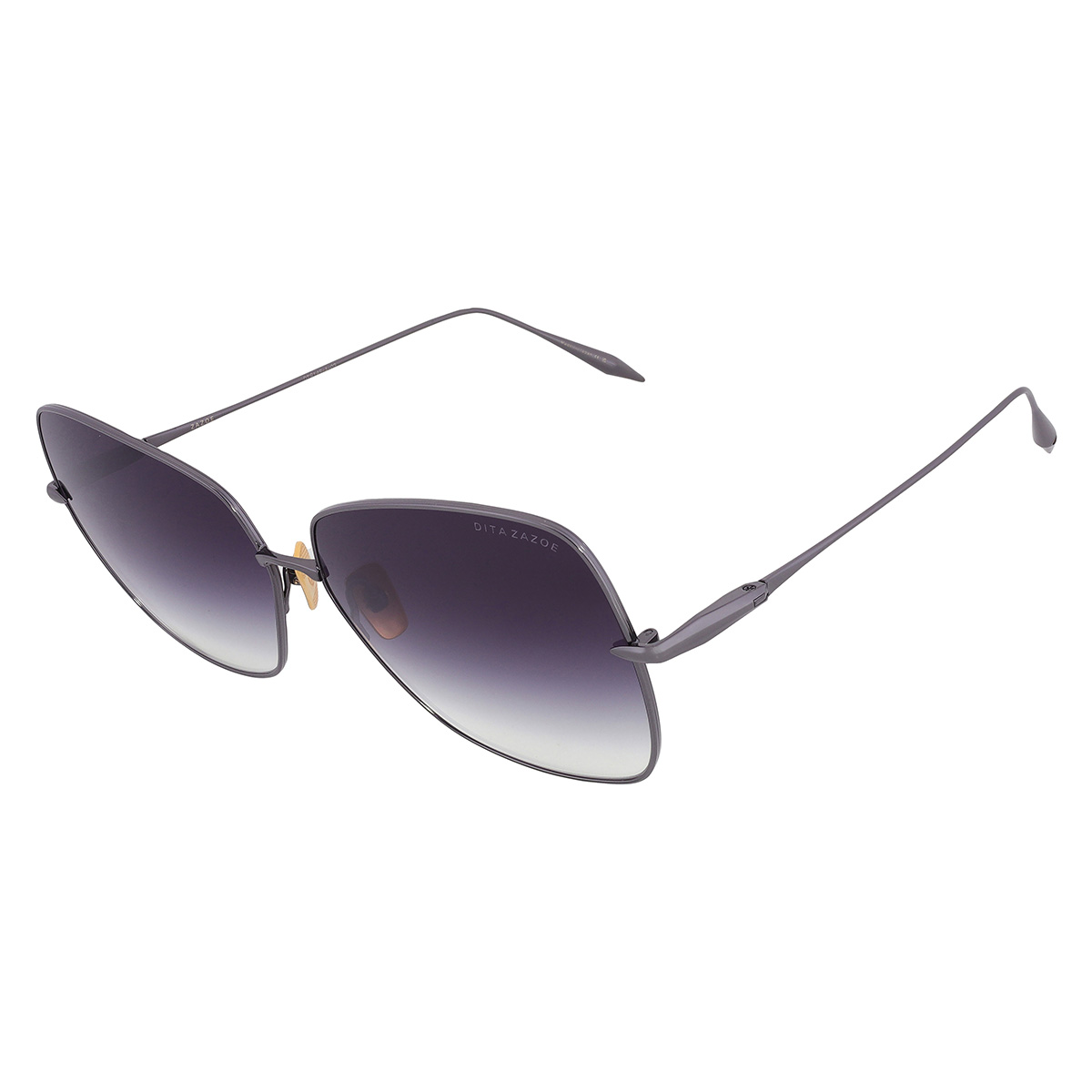 dita zazoe dark grey to clear gradient butterfly ladies sunglasses dts145 a 03 dita zazoe dark grey to clear gradient butterfly ladies sunglasses dts145 a 03