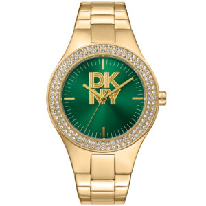 dkny fashion green dial ladies watch dk1l025m0055