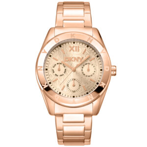 Home dkny fashion rose gold tone dial ladies watch dk1l015m0045