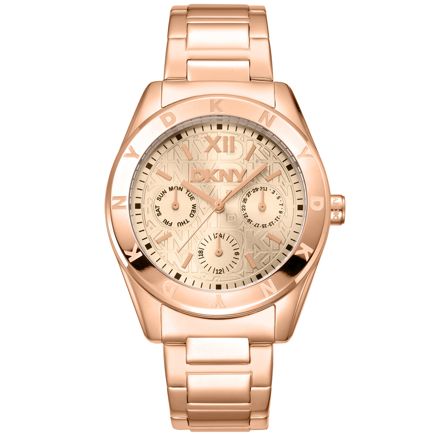 dkny fashion rose gold tone dial ladies watch dk1l015m0045 dkny fashion rose gold tone dial ladies watch dk1l015m0045