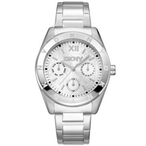dkny fashion silver tone dial ladies watch dk1l015m0025