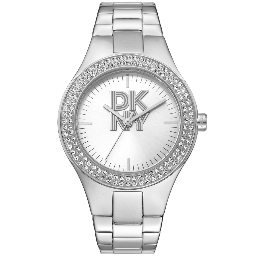 dkny fashion silver tone dial ladies watch dk1l025m0015 dkny fashion silver tone dial ladies watch dk1l025m0015
