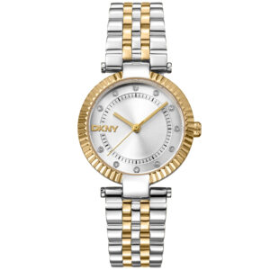 dkny fashion silver tone dial ladies watch dk1l042m0065