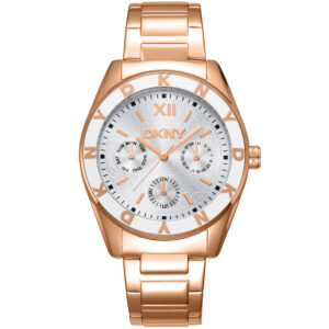 dkny fashion silver tone dial ladies watch dk1l073m0045