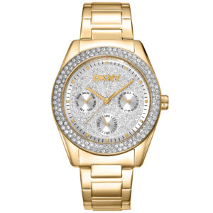 dkny fashion silver tone dial ladies watch dk1l078m0025