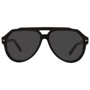 dolce & gabbana dolce and gabbana dark grey pilot men's sunglasses dg4452 340387 60