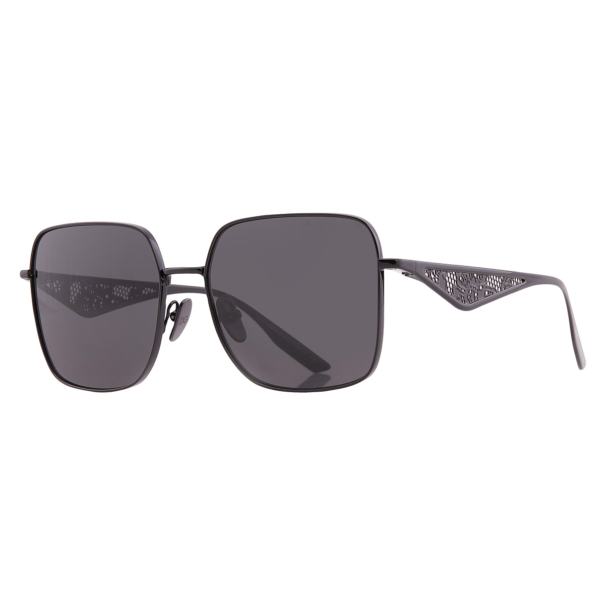 dolce & gabbana dolce and gabbana dark grey square ladies sunglasses dg2310 01/87 57 dolce & gabbana dolce and gabbana dark grey square ladies sunglasses dg2310 01/87 57