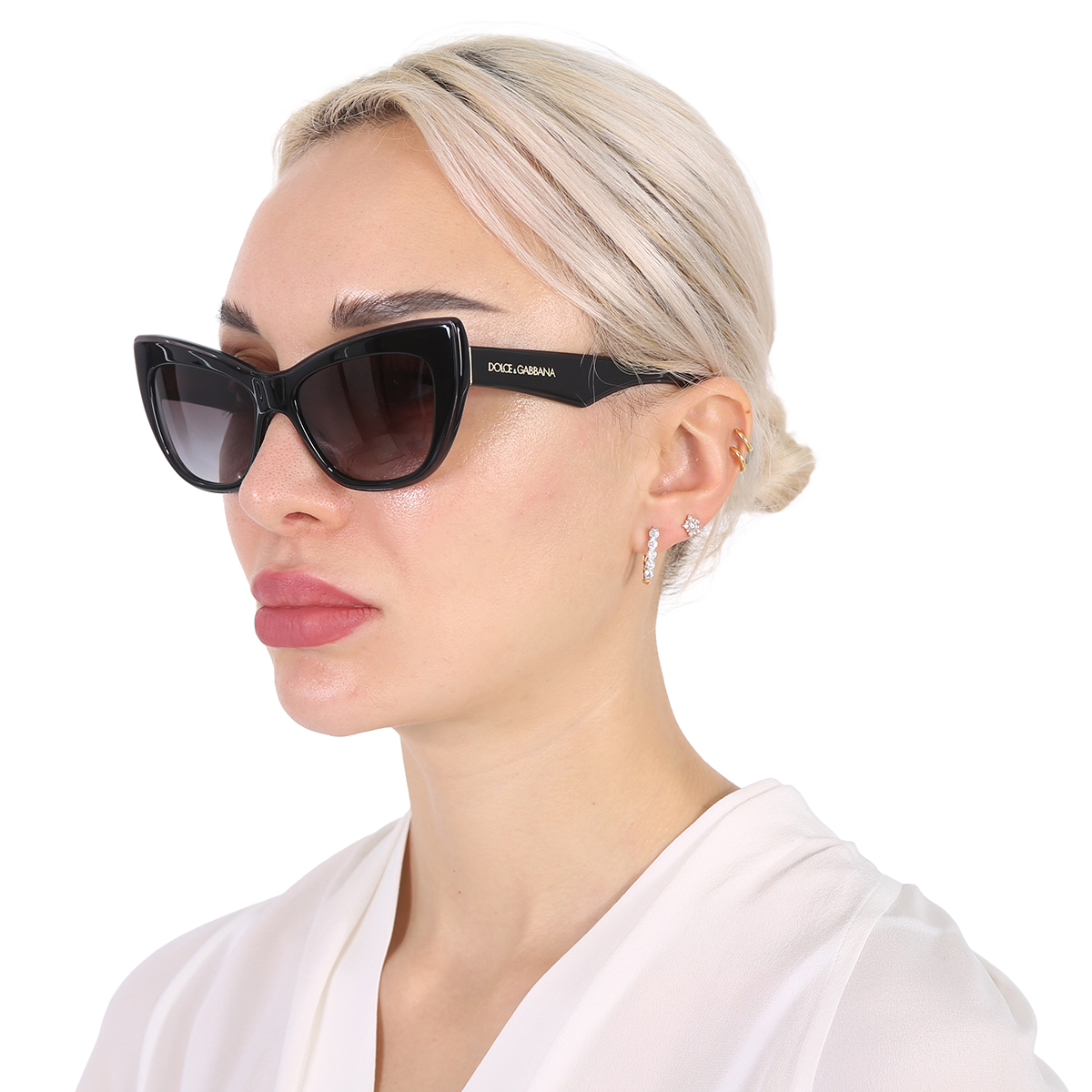 dolce & gabbana dolce and gabbana grey gradient cat eye ladies sunglasses dg4417 32468g 54 dolce & gabbana dolce and gabbana grey gradient cat eye ladies sunglasses dg4417 32468g 54