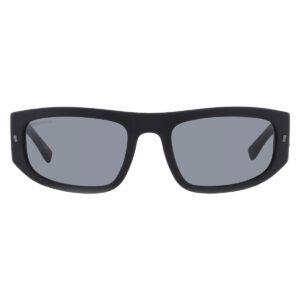 dsquared2 grey rectangular men's sunglasses icon 0016/s 0003/ir 57