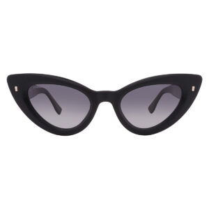 dsquared2 grey shaded cat eye ladies sunglasses d2 0092/s 0807/9o 51