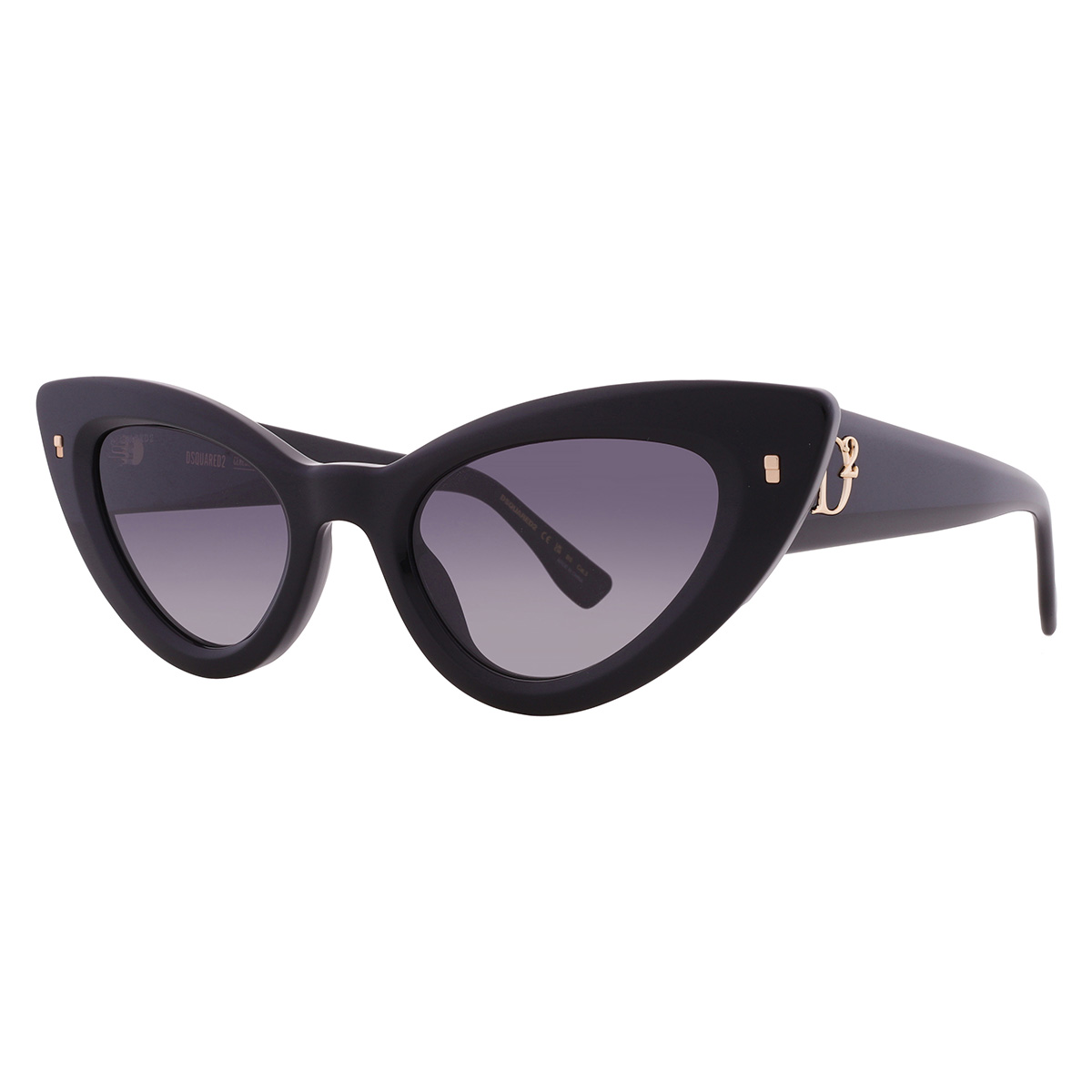dsquared2 grey shaded cat eye ladies sunglasses d2 0092/s 0807/9o 51 dsquared2 grey shaded cat eye ladies sunglasses d2 0092/s 0807/9o 51
