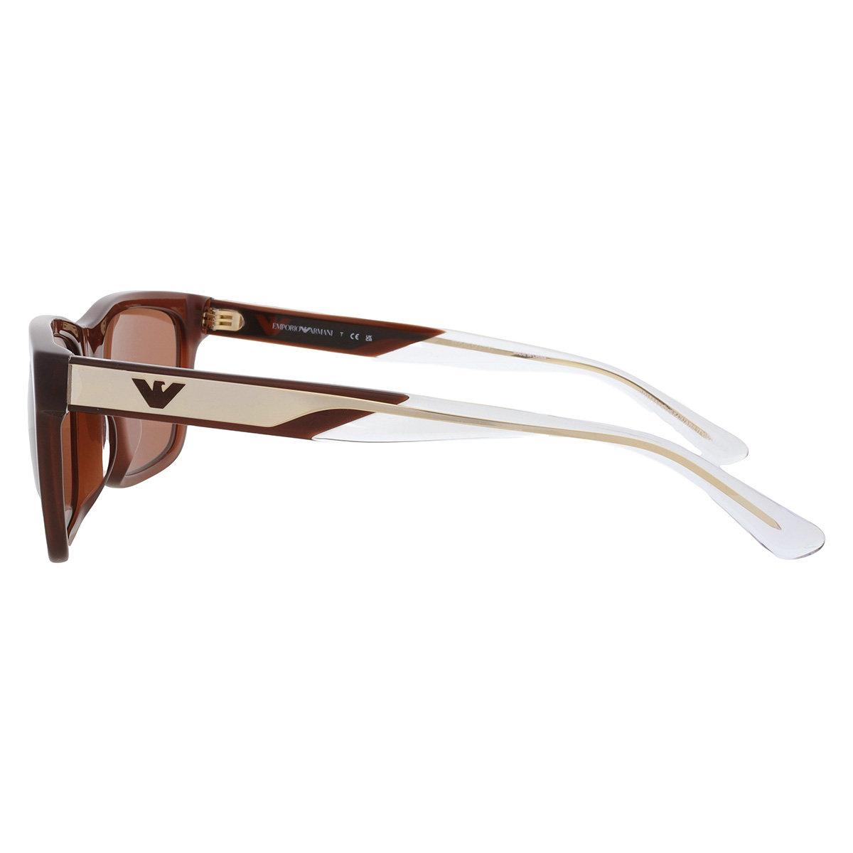 emporio armani brown rectangular men's sunglasses ea4224f 609573 58 emporio armani brown rectangular men's sunglasses ea4224f 609573 58