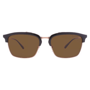Home emporio armani brown square men's sunglasses ea4228 320173 55