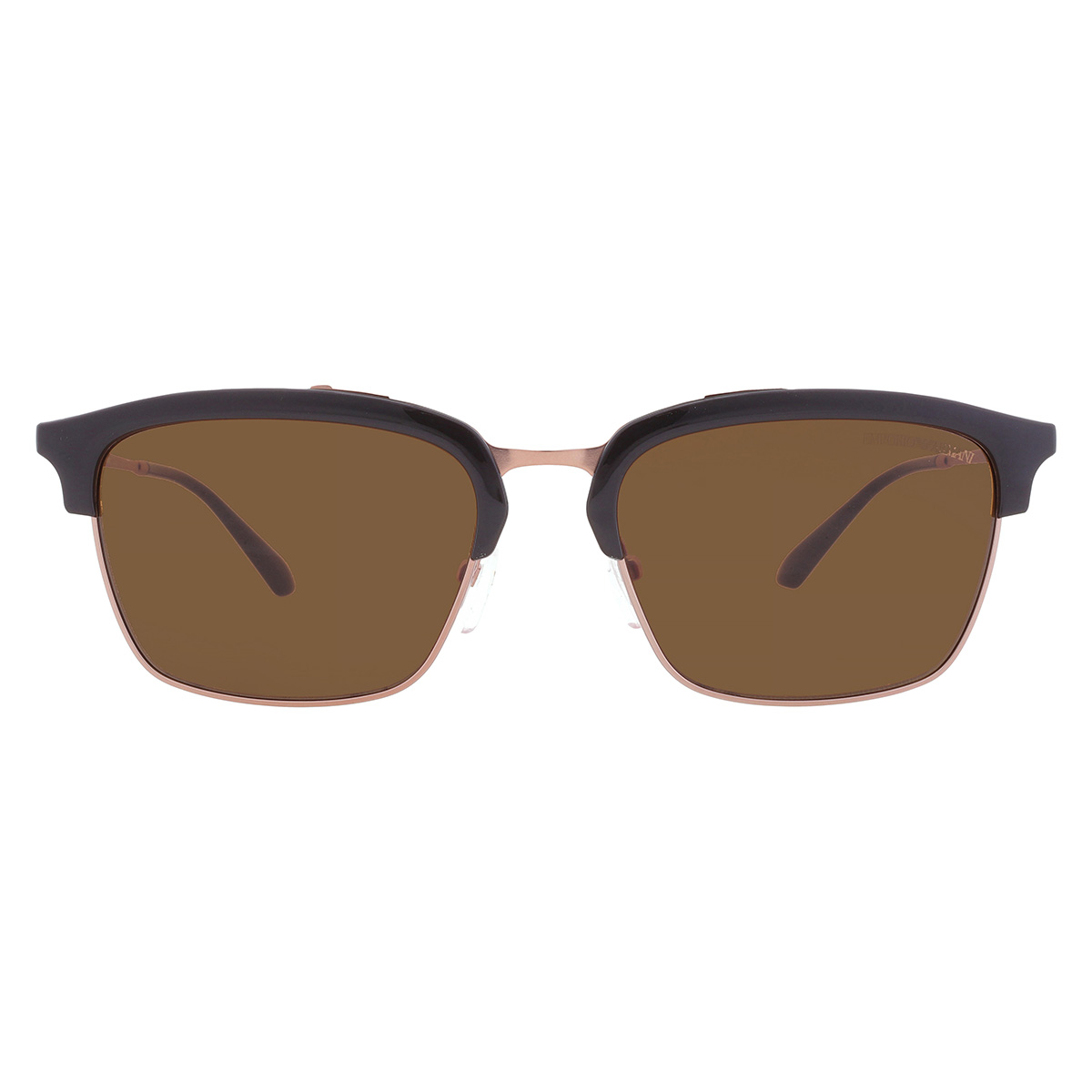 emporio armani brown square men's sunglasses ea4228 320173 55 emporio armani brown square men's sunglasses ea4228 320173 55