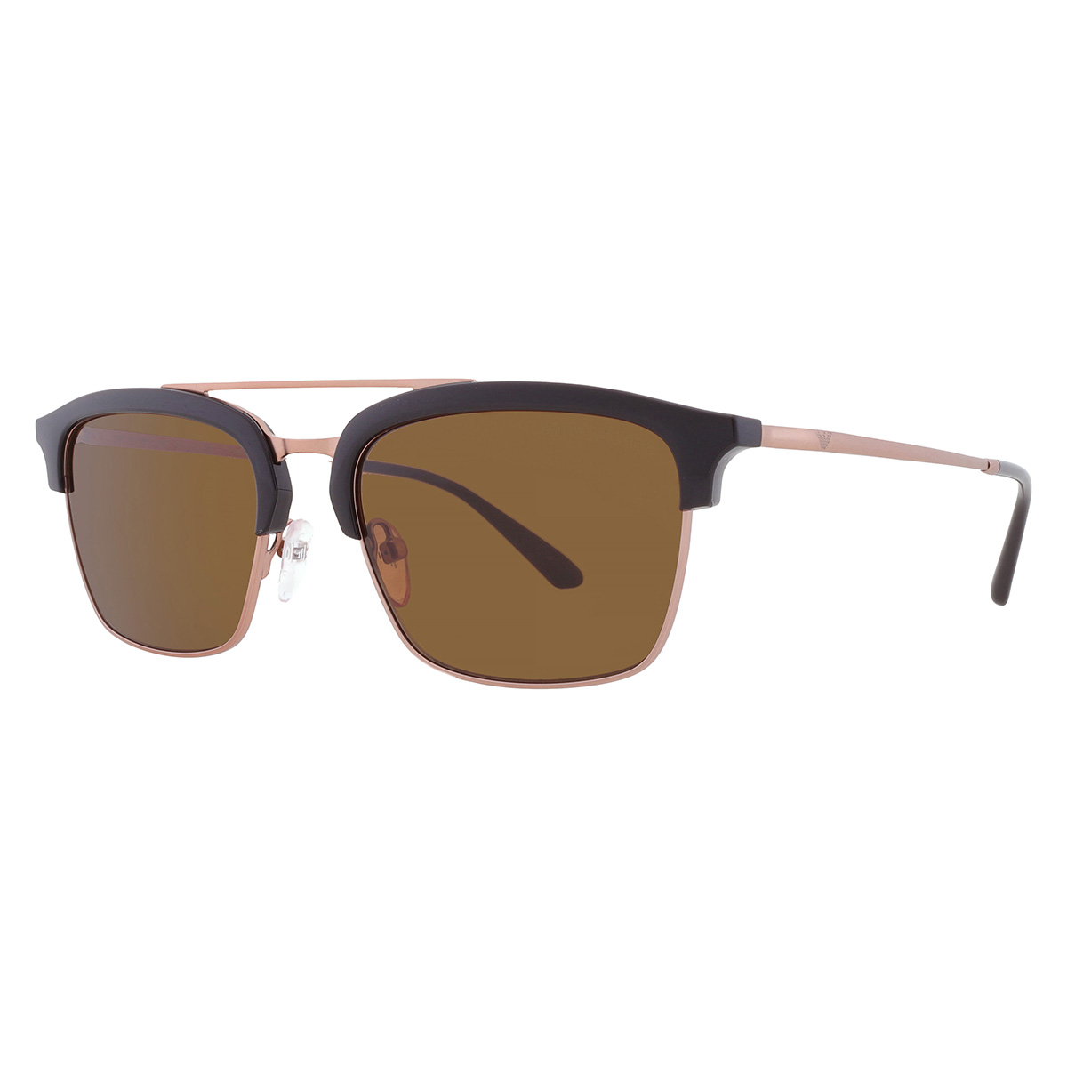 emporio armani brown square men's sunglasses ea4228 320173 55 emporio armani brown square men's sunglasses ea4228 320173 55