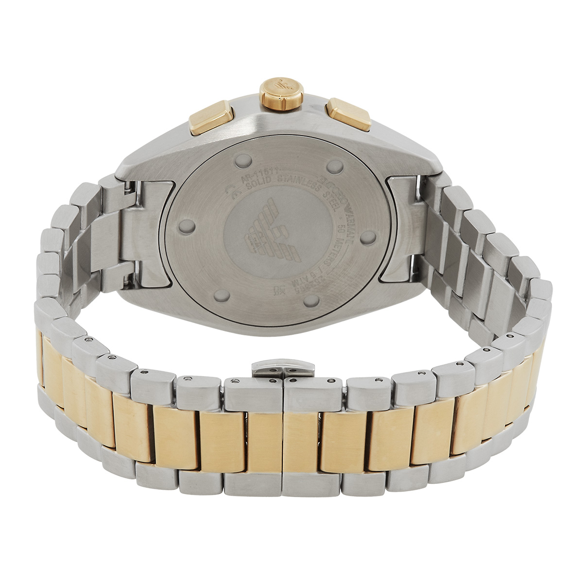 emporio armani chronograph quartz green dial two tone men's watch ar11511 emporio armani chronograph quartz green dial two tone men's watch ar11511
