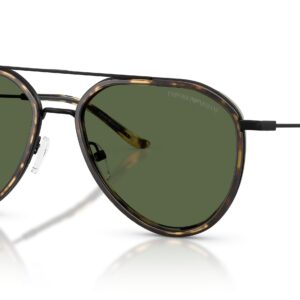 Home emporio armani dark green pilot men's sunglasses ea2163 300171 56