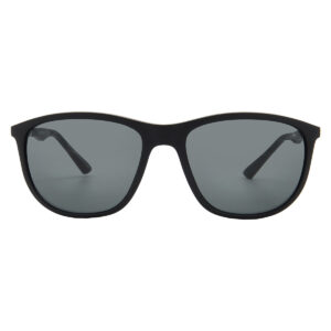 Home emporio armani dark grey oval men's sunglasses ea4201 500187 58
