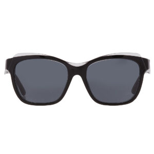 Home emporio armani dark grey square ladies sunglasses ea4209 605187 54
