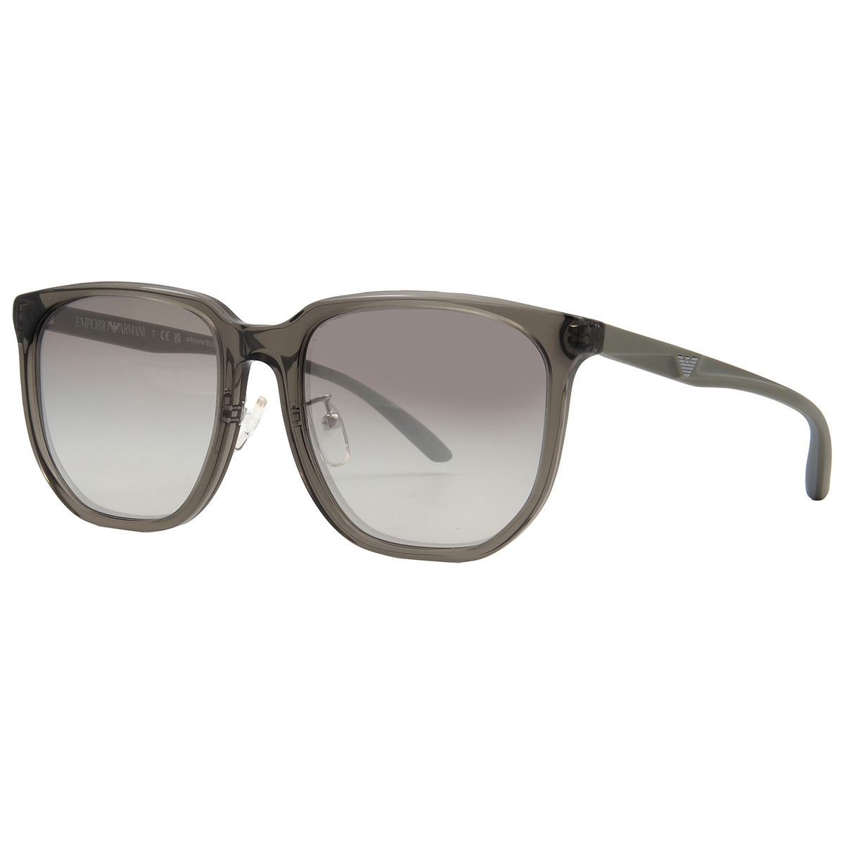 emporio armani grey gradient mirror silver square men's sunglasses ea4215d 50296i 56 emporio armani grey gradient mirror silver square men's sunglasses ea4215d 50296i 56