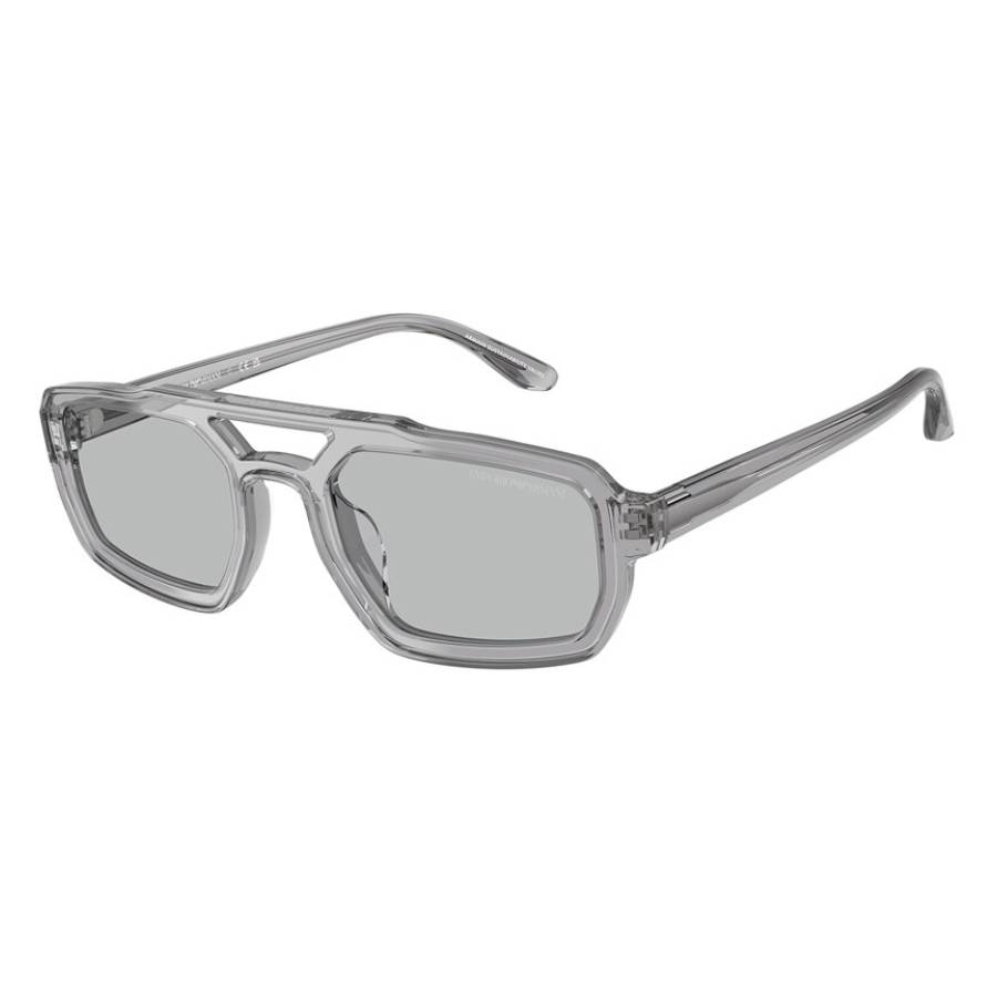 emporio armani light grey irregular men's sunglasses ea4240u 620287 53 emporio armani light grey irregular men's sunglasses ea4240u 620287 53