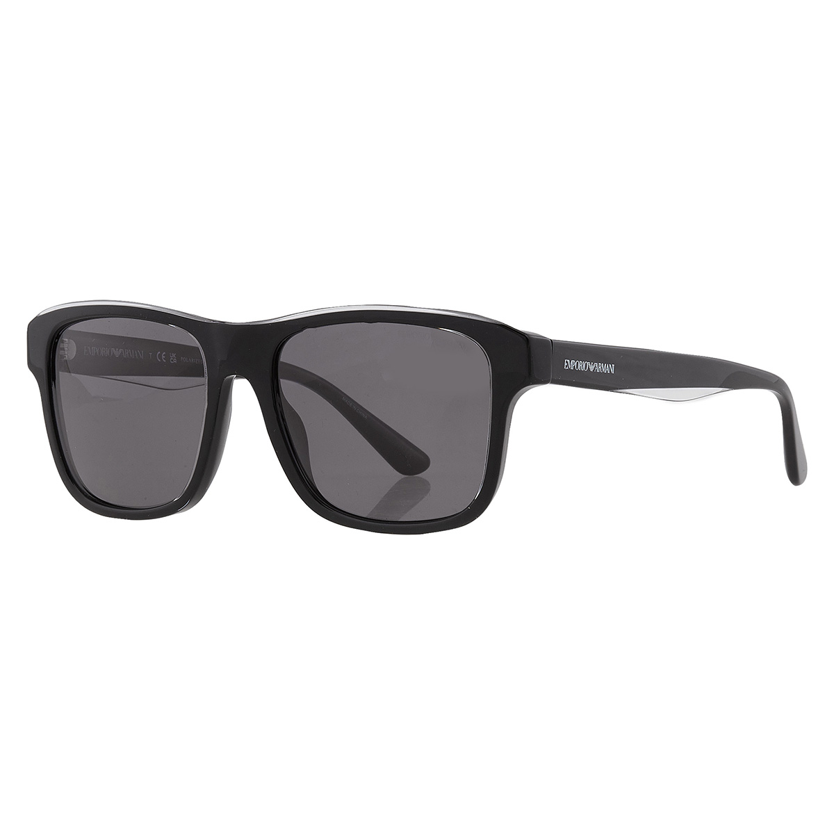 emporio armani polarized dark grey square men's sunglasses ea4208 605187 56 emporio armani polarized dark grey square men's sunglasses ea4208 605187 56