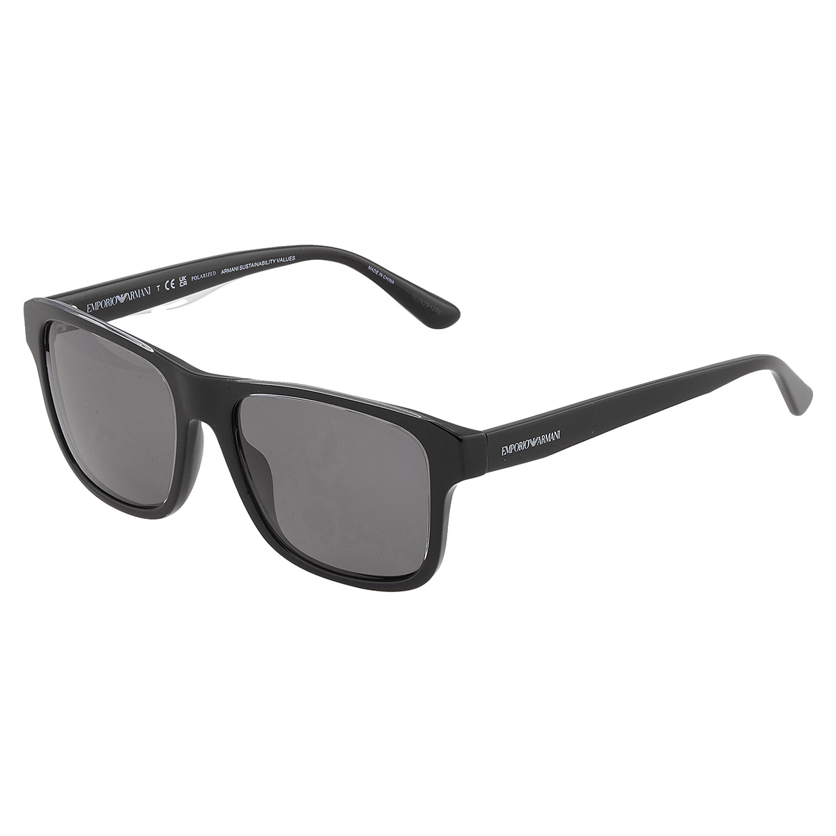 emporio armani polarized dark grey square men's sunglasses ea4208 605187 56 emporio armani polarized dark grey square men's sunglasses ea4208 605187 56