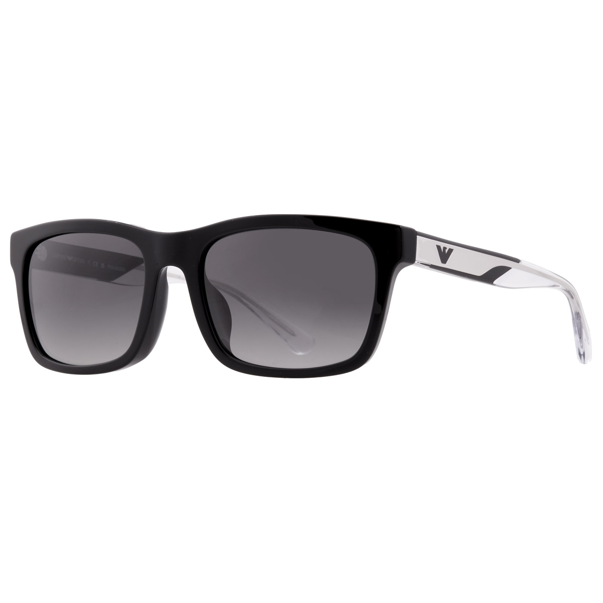emporio armani polarized grey gradient rectangular men's sunglasses ea4224f 5017t3 58 emporio armani polarized grey gradient rectangular men's sunglasses ea4224f 5017t3 58