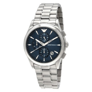 Home emporio armani quartz blue dial men's watch ar11528