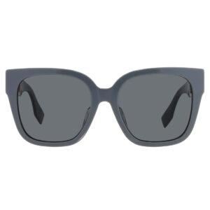 Home fendi grey square ladies sunglasses fe40063f 20a 55