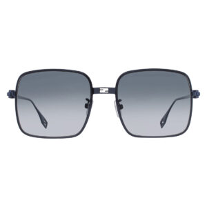 Home fendi grey square ladies sunglasses fe40123u 90p 55