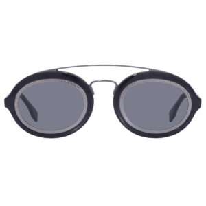Home fendi smoke oval men's sunglasses fe40094i 01a 52