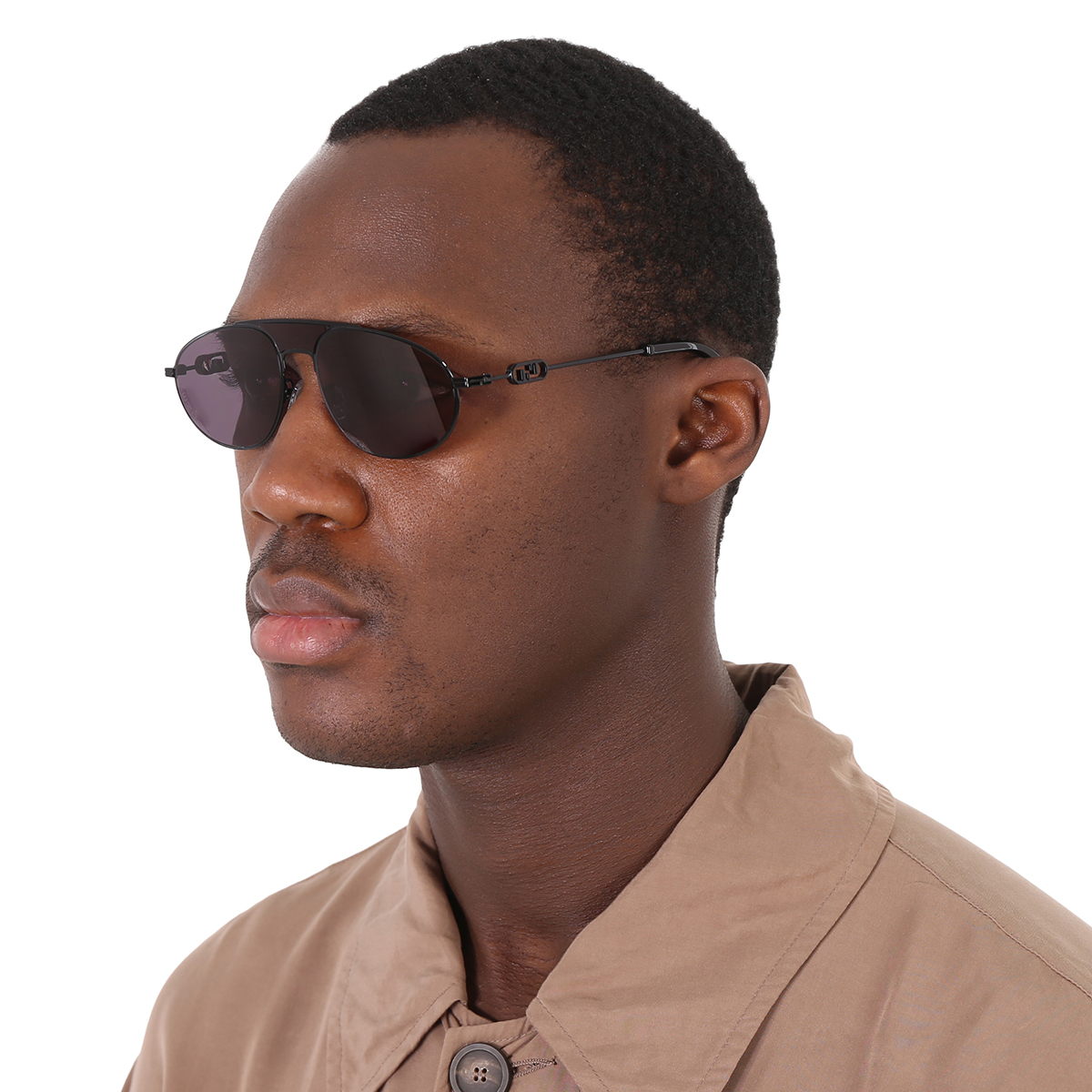 fendi smoke pilot men's sunglasses fe40072u y 01a 57 fendi smoke pilot men's sunglasses fe40072u y 01a 57