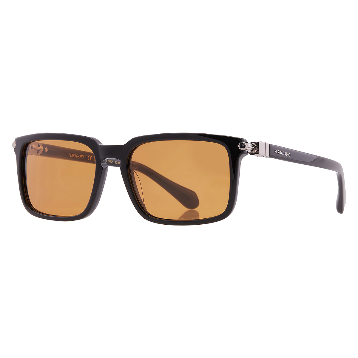 ferragamo amber rectangular men's sunglasses sf1110s 009 56 ferragamo amber rectangular men's sunglasses sf1110s 009 56