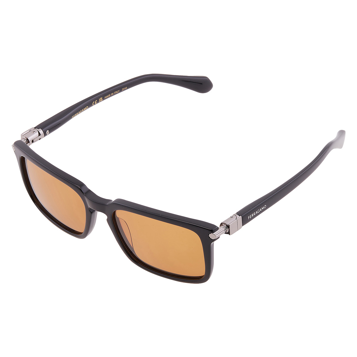 ferragamo amber rectangular men's sunglasses sf1110s 009 56 ferragamo amber rectangular men's sunglasses sf1110s 009 56