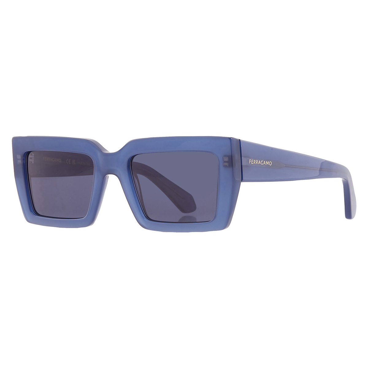 ferragamo blue rectangular ladies sunglasses sf1108s 423 54 ferragamo blue rectangular ladies sunglasses sf1108s 423 54