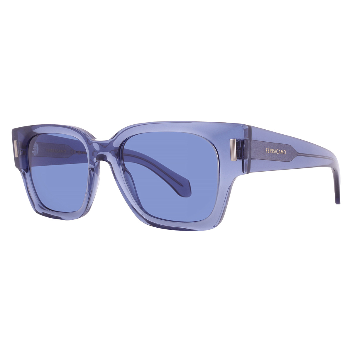 ferragamo blue square men's sunglasses sf2010s 432 52 ferragamo blue square men's sunglasses sf2010s 432 52