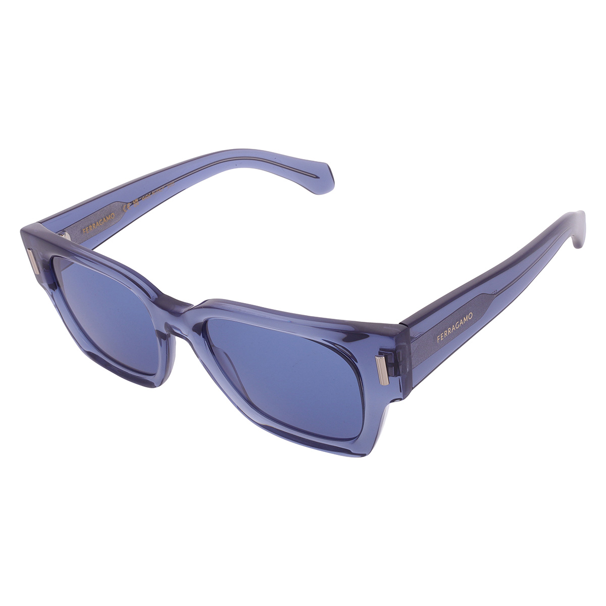 ferragamo blue square men's sunglasses sf2010s 432 52 ferragamo blue square men's sunglasses sf2010s 432 52