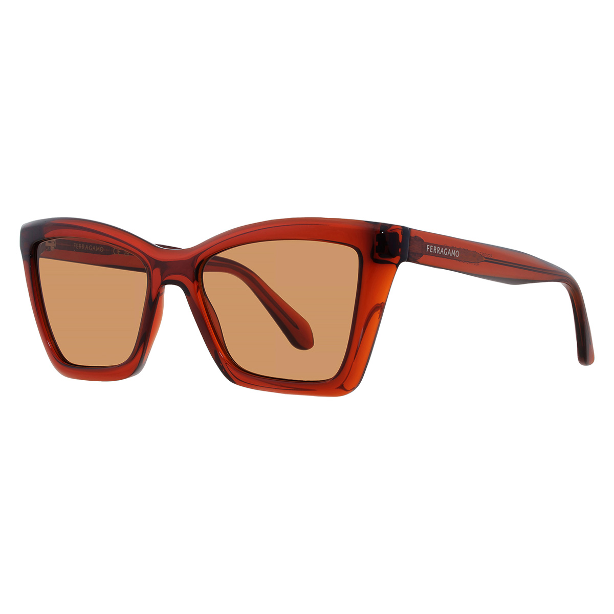 ferragamo bronze cat eye ladies sunglasses sf2039se 224 53 ferragamo bronze cat eye ladies sunglasses sf2039se 224 53