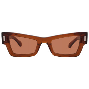 Home ferragamo brown cat eye ladies sunglasses sf2006s 232 53