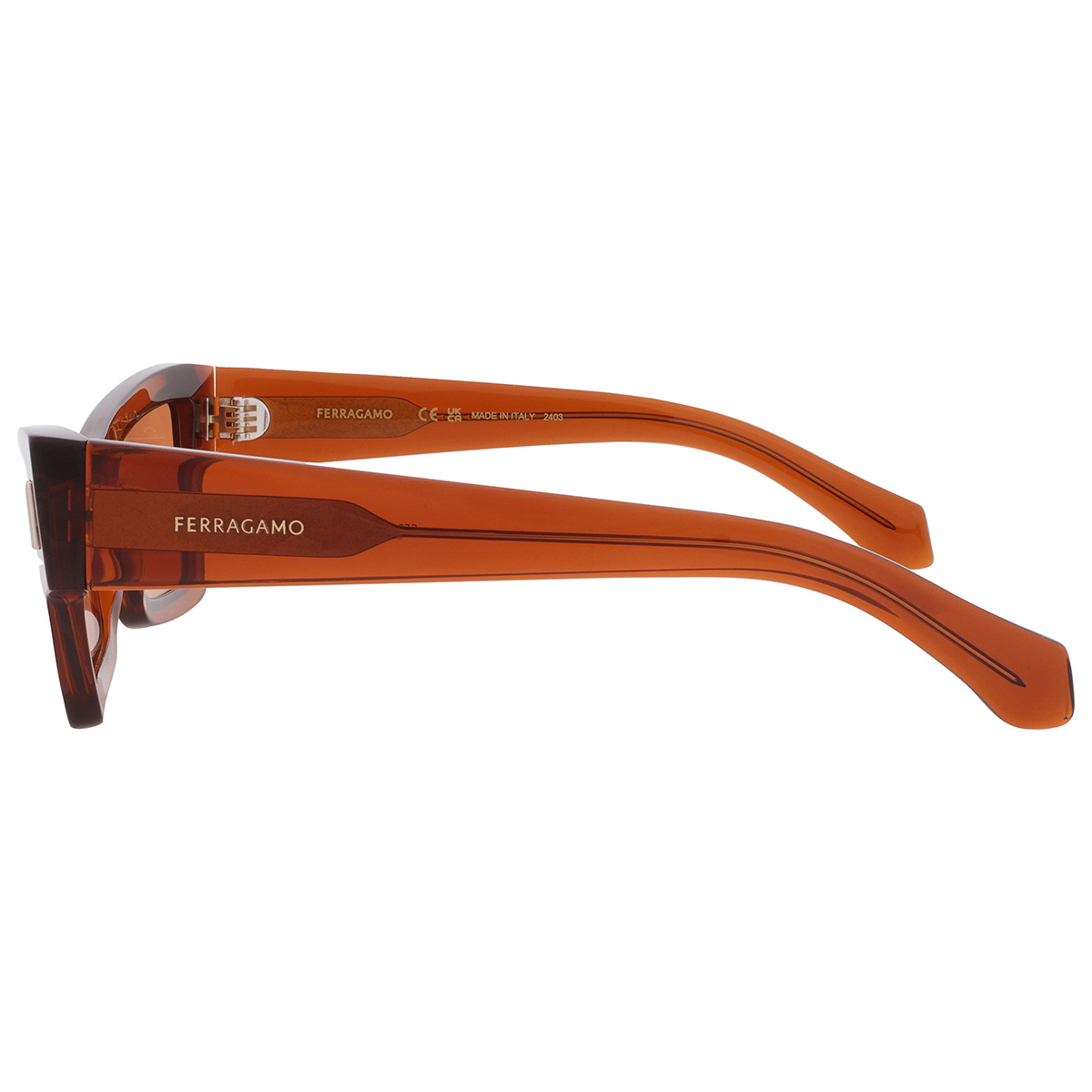 ferragamo brown cat eye ladies sunglasses sf2006s 232 53 ferragamo brown cat eye ladies sunglasses sf2006s 232 53