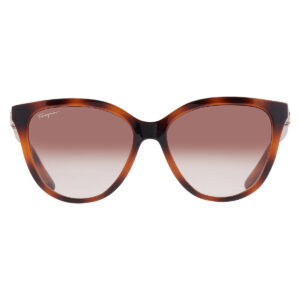 Home ferragamo brown gradient cat eye ladies sunglasses sf1056s 240 57