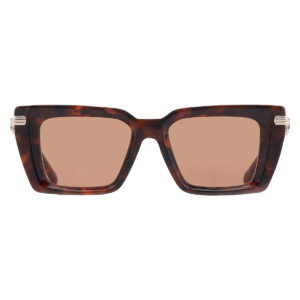 Home ferragamo brown rectangular ladies sunglasses sf2089s 240 52