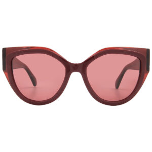 ferragamo burgundy cat eye ladies sunglasses sf2004s 618 53