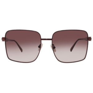 ferragamo burgundy gradient square ladies sunglasses sf330s 606 57