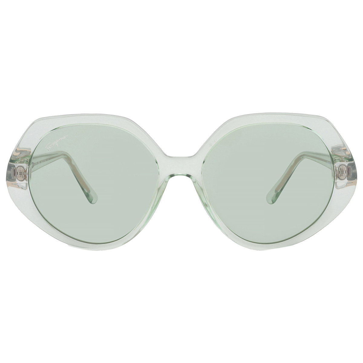 ferragamo green geometric ladies sunglasses sf1084s 341 58 ferragamo green geometric ladies sunglasses sf1084s 341 58