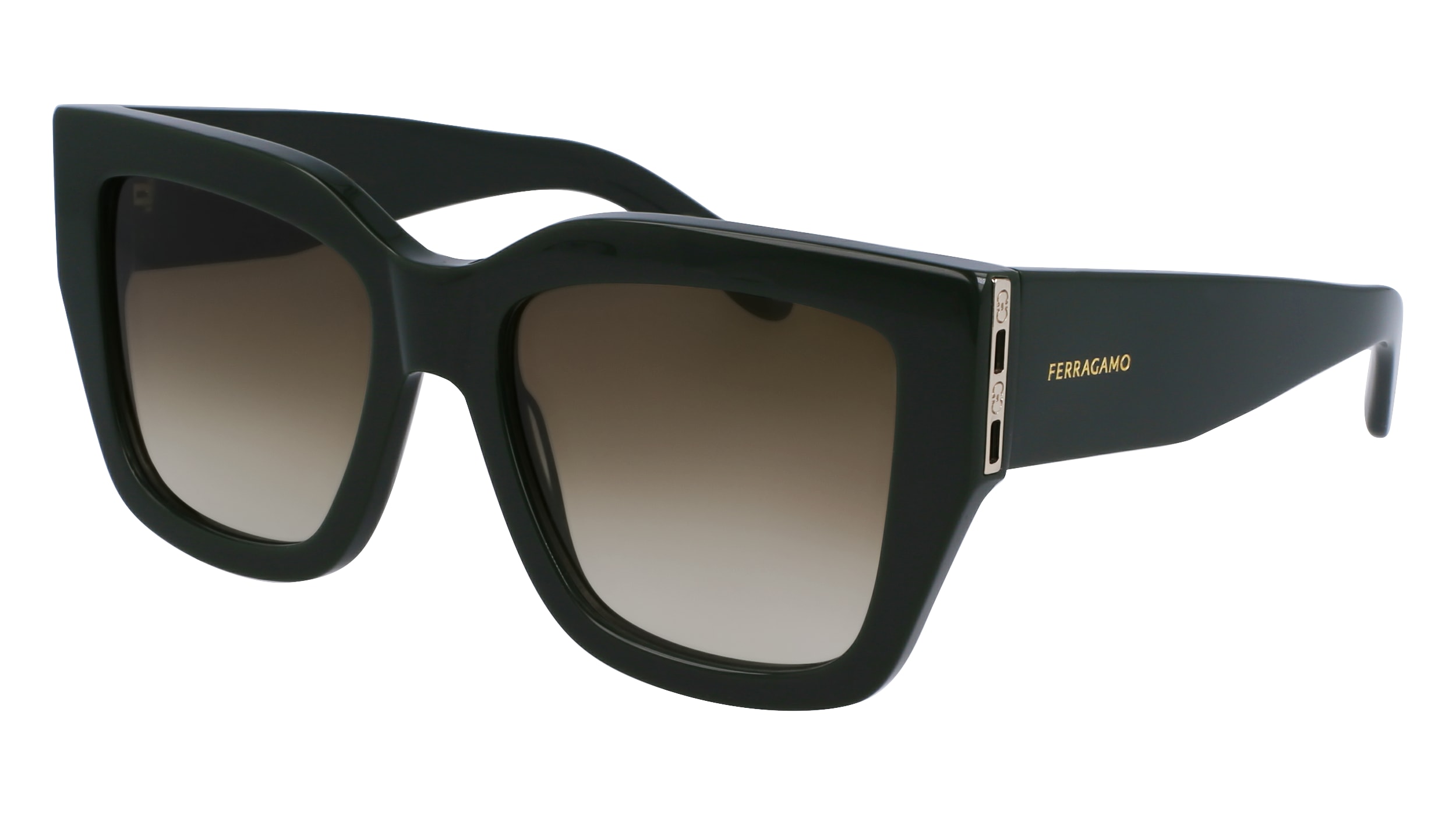 ferragamo green gradient square ladies sunglasses sf1104s 302 55 ferragamo green gradient square ladies sunglasses sf1104s 302 55