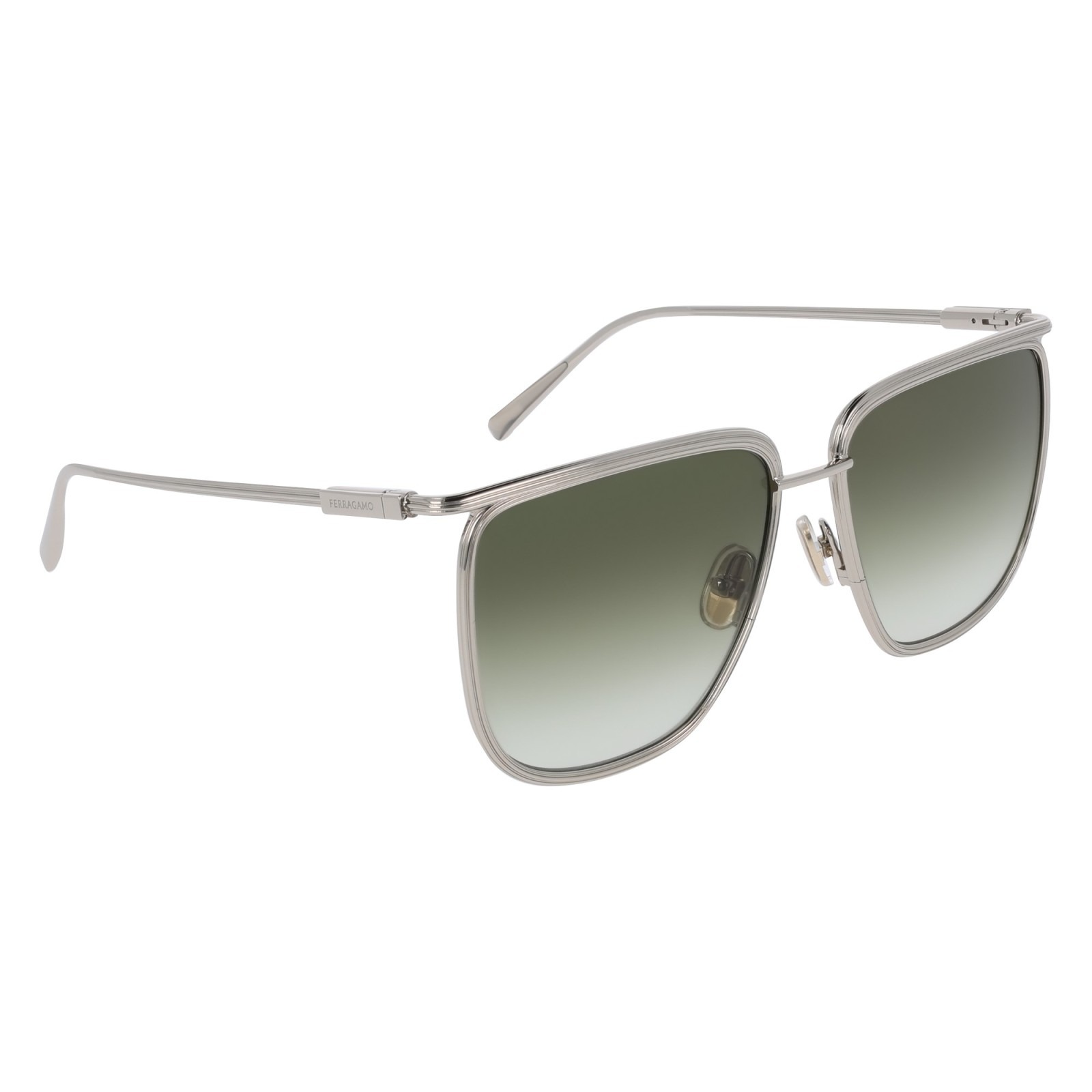 ferragamo green gradient square ladies sunglasses sf324s 750 58 ferragamo green gradient square ladies sunglasses sf324s 750 58