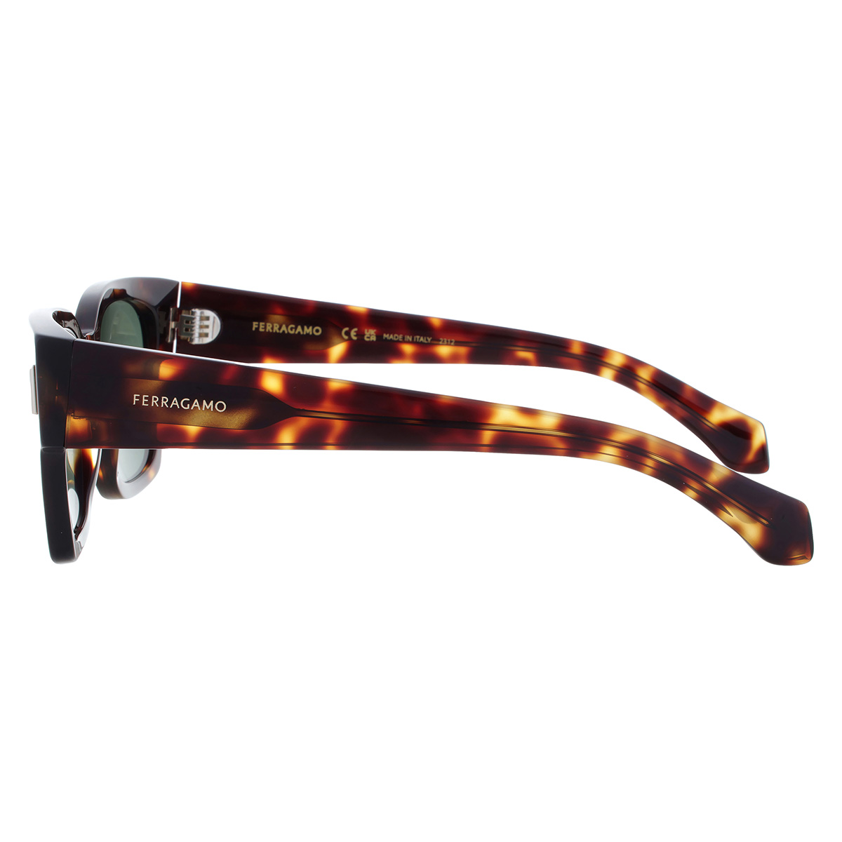 ferragamo green square men's sunglasses sf2010s 242 52 ferragamo green square men's sunglasses sf2010s 242 52